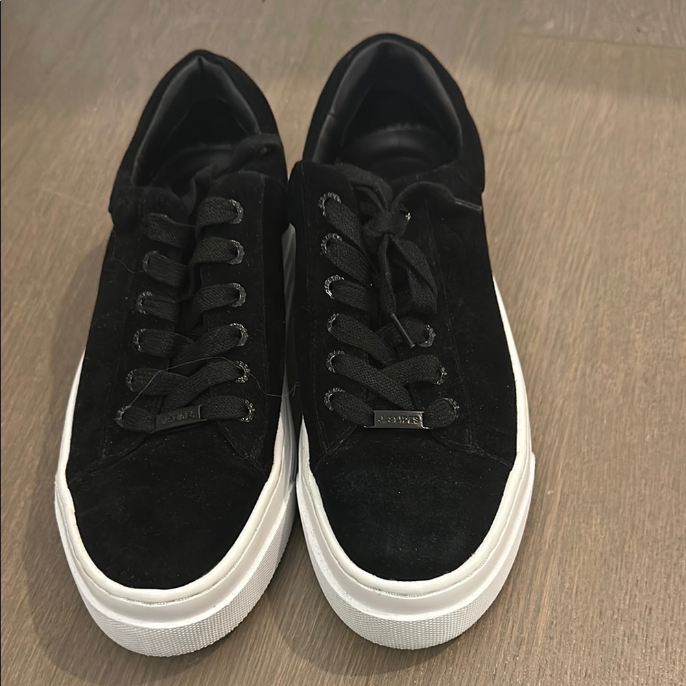 Women’s Black Suede Sneakers